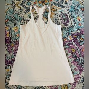 Lululemon size 10 light pink striped racerback